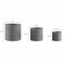 3 Large Heavy Fiber Clay Outdoor Planters All Season Replanting Pots Patio